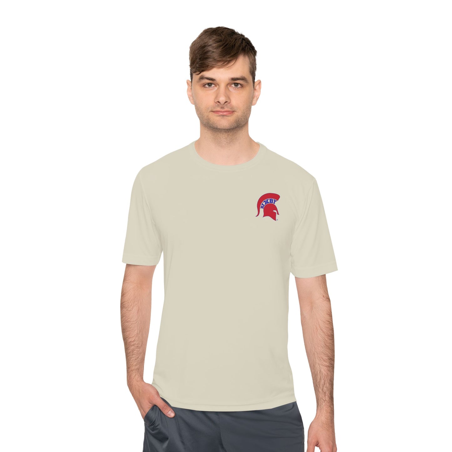 Spartan Red Logo Adult Sport-Tek Tee
