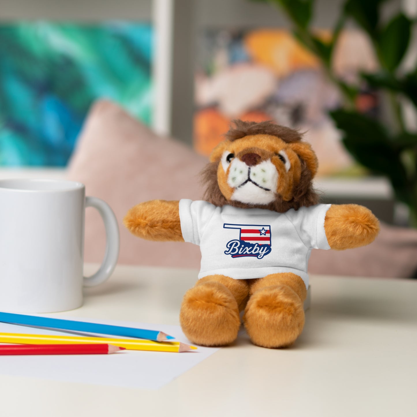 Bixby Oklahoma Spartan Stuffed Animal