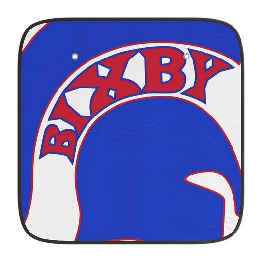 Bixby Blue Logo Car Sun Shade