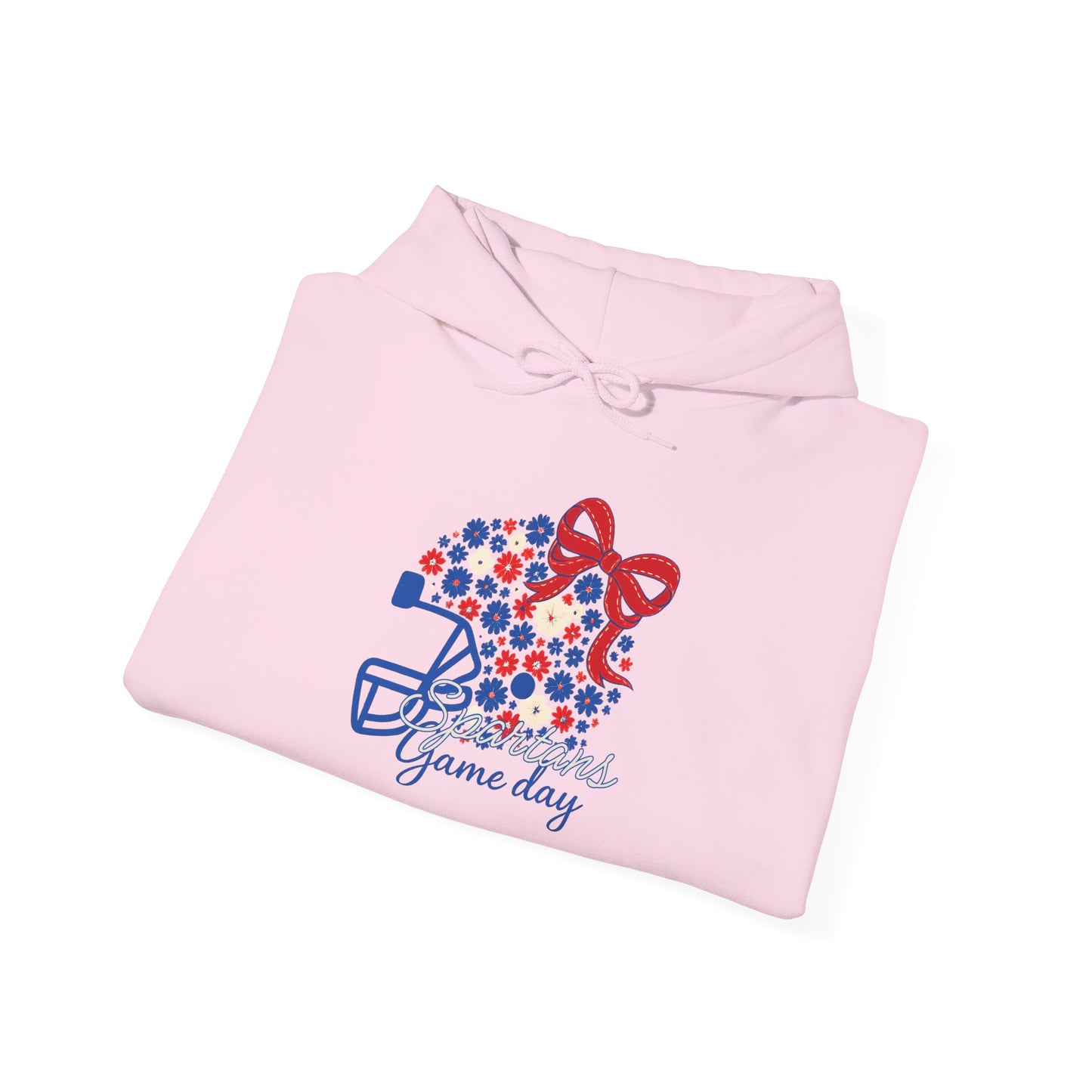 Bixby Spartans Floral Helmet Gameday Hoodie