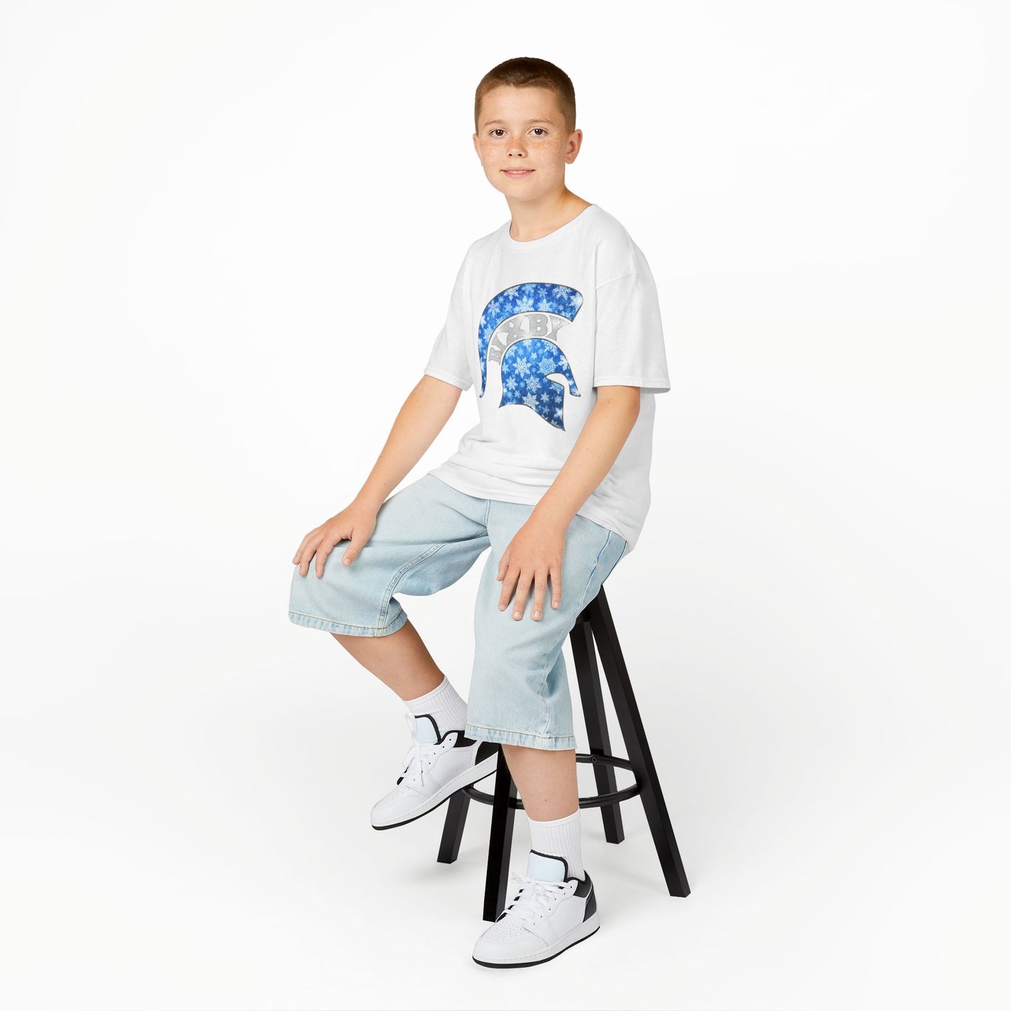 Bixby Spartan Winterfrost Youth Gildan Tee