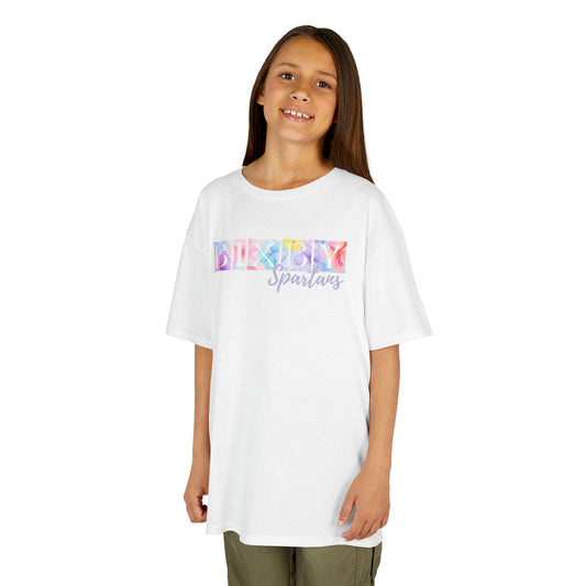 Bixby Spartans Boxy Floral Youth Tee