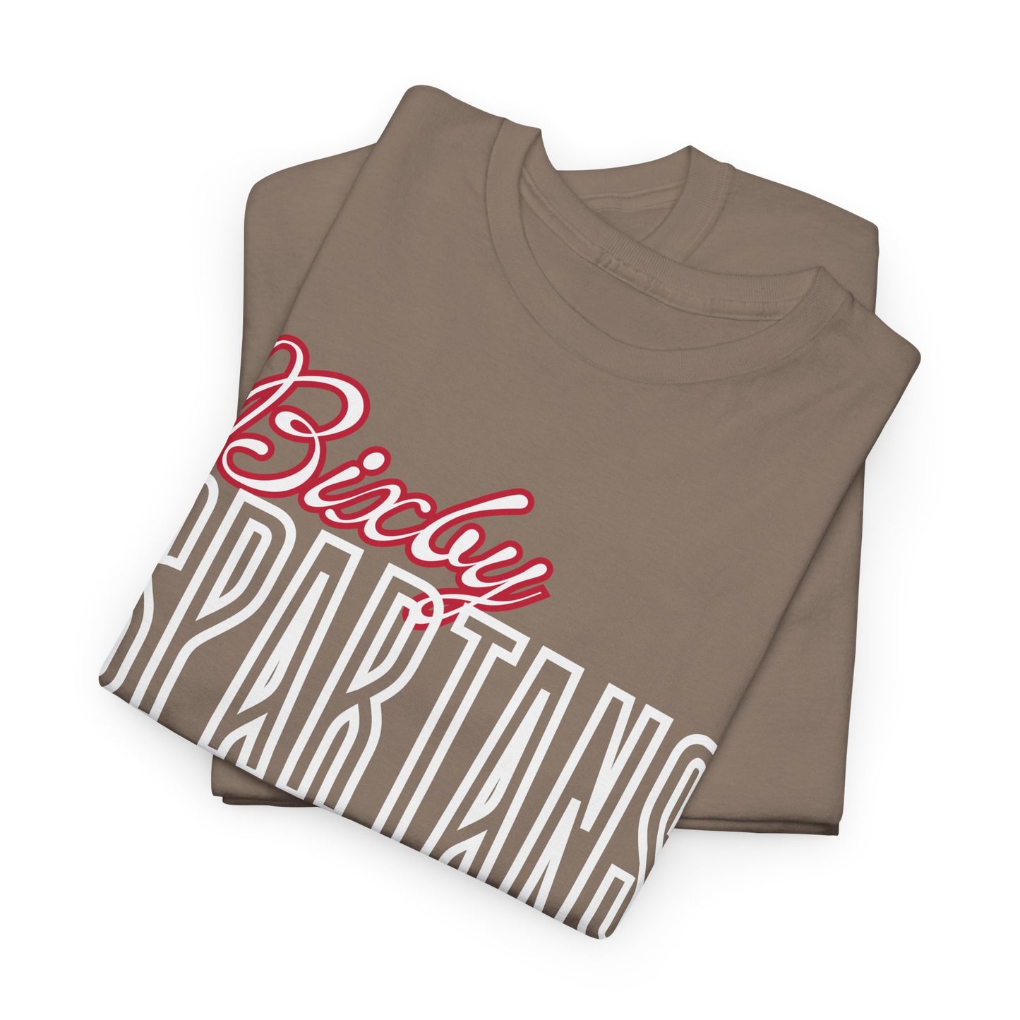 Bixby Spartans Cursive Gildan Tee
