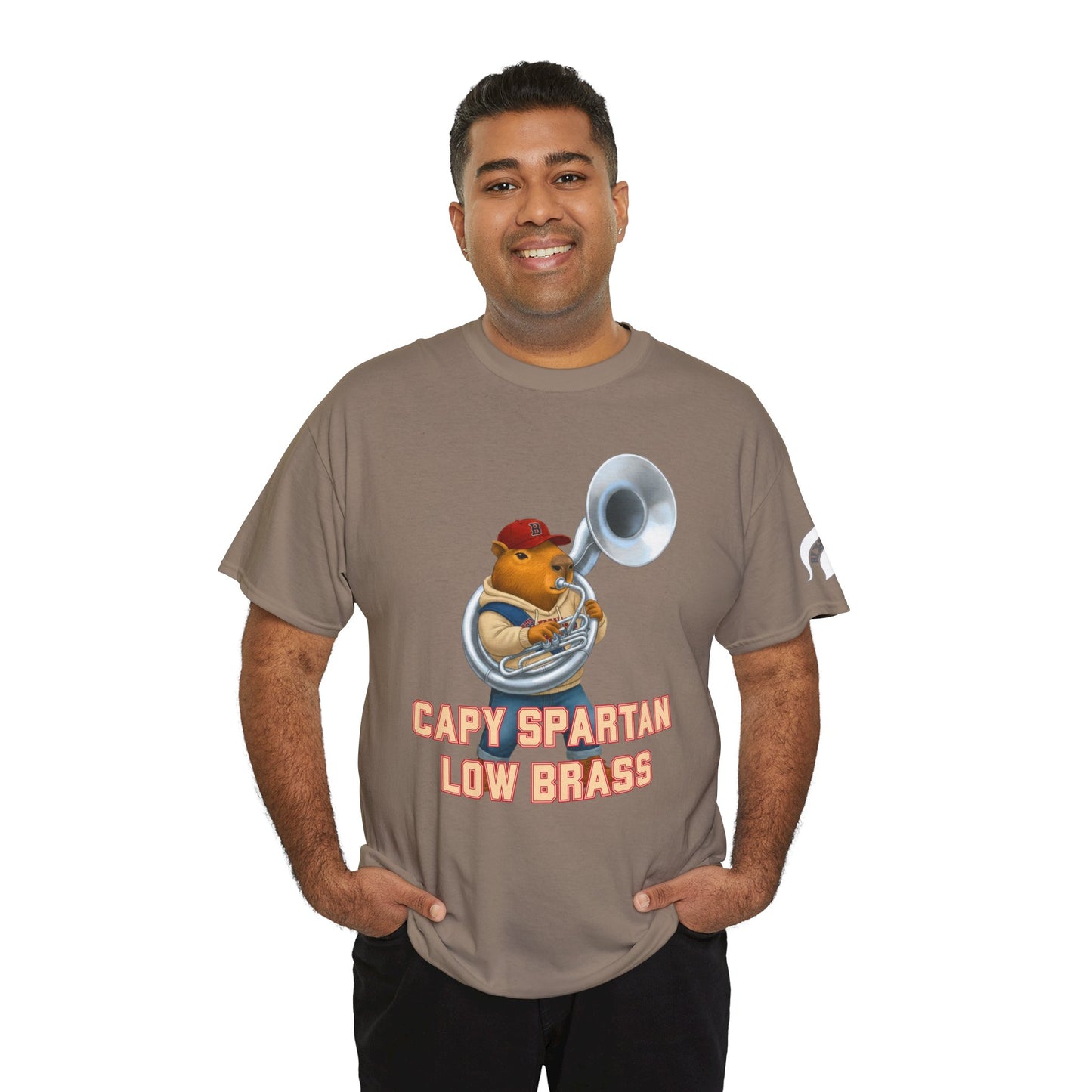 Capy Spartan Low Brass Gildan Tee