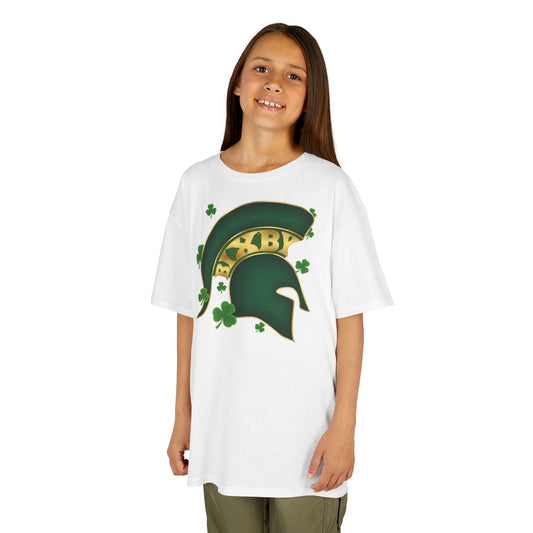 St. Patty's Good Luck Spartan Helmet Youth Tee