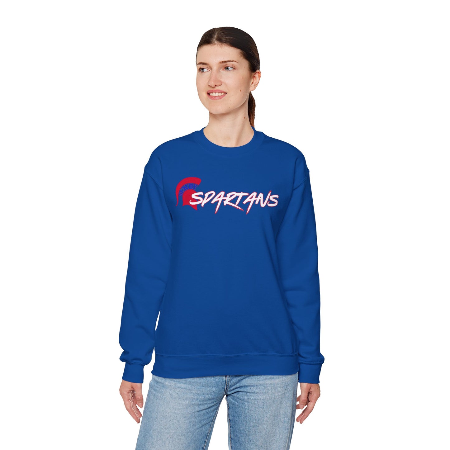 Spartans Red Logo Gildan Sweatshirt