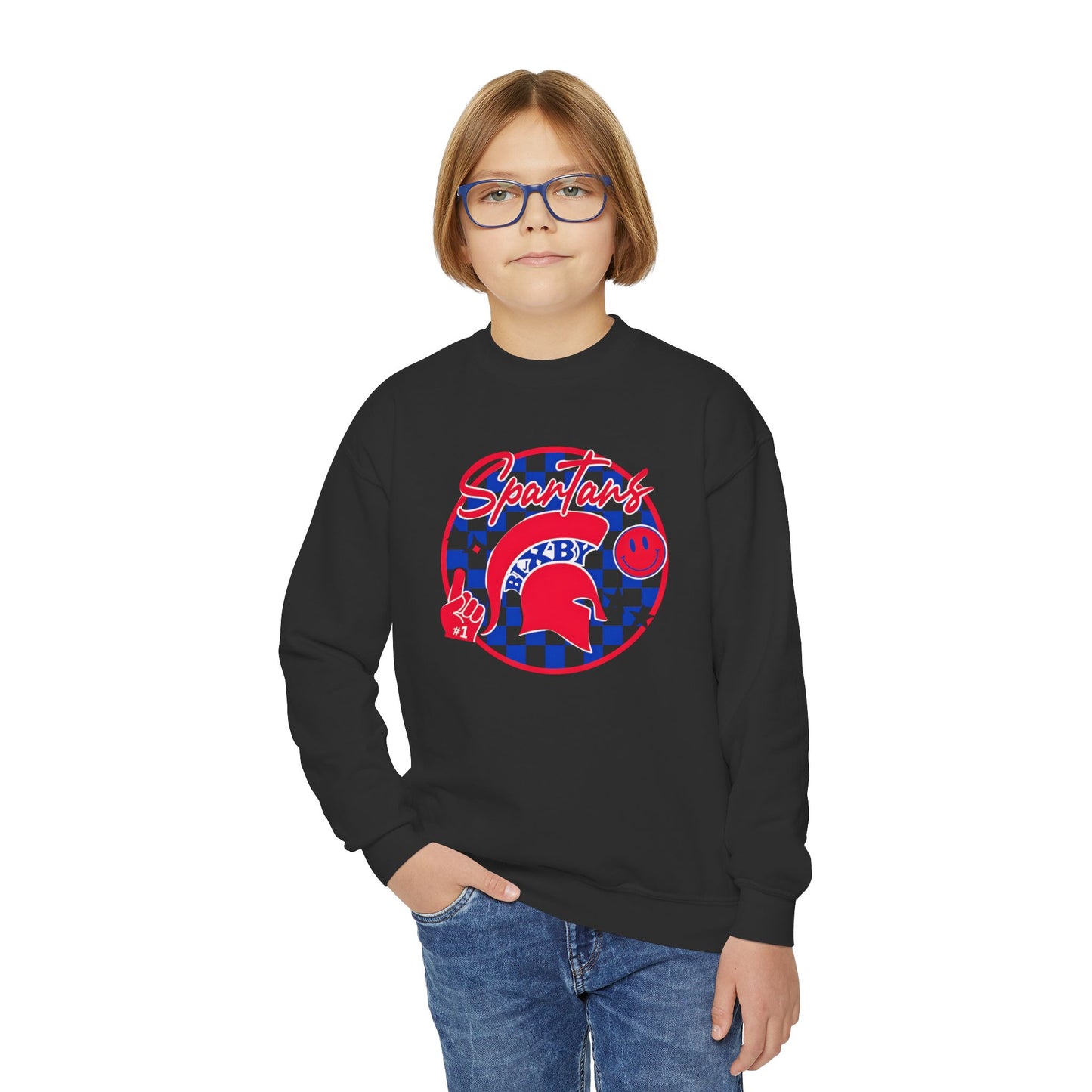 Bixby Spartan Youth Gildan Sweatshirt