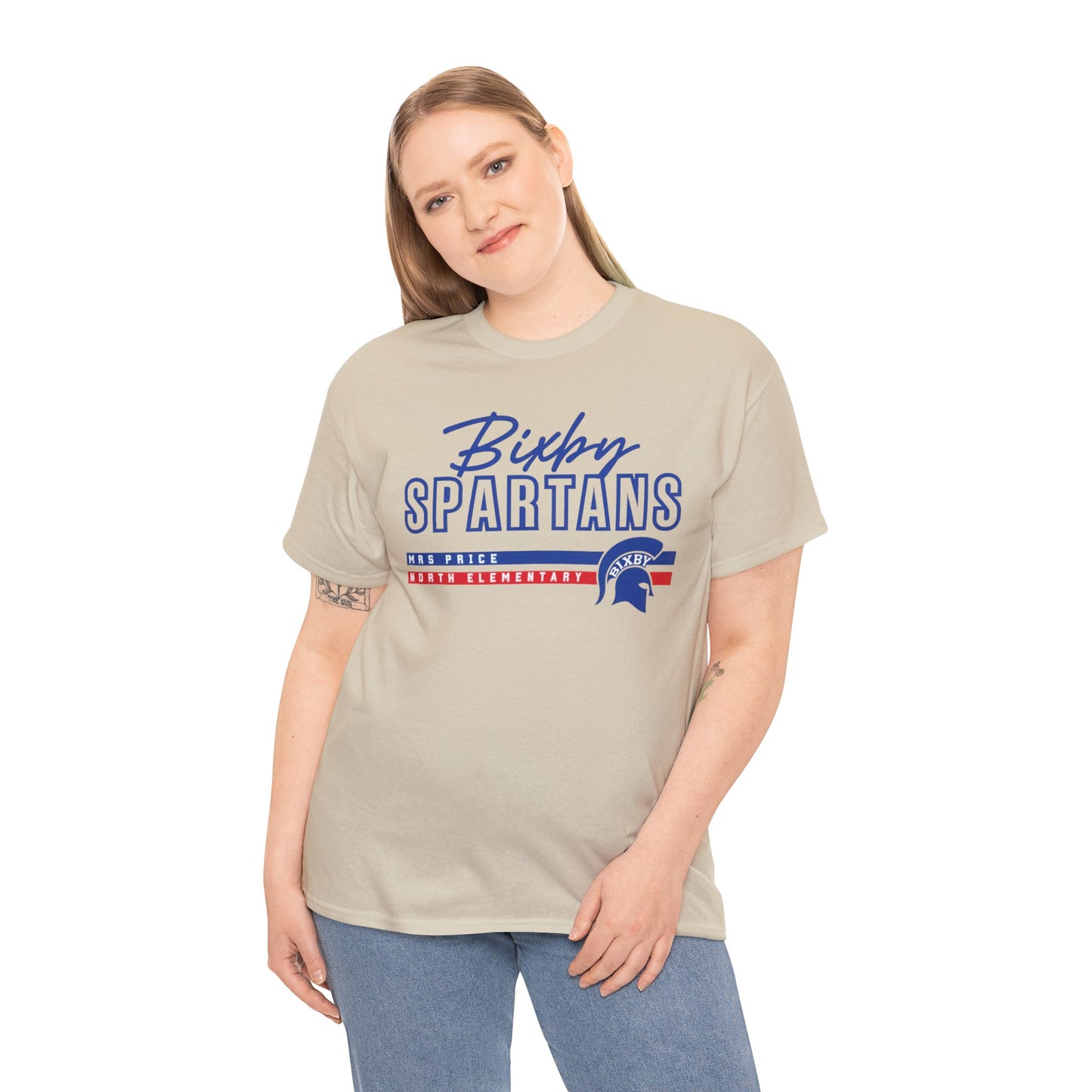 Bixby Spartans Personalized Educator Tee