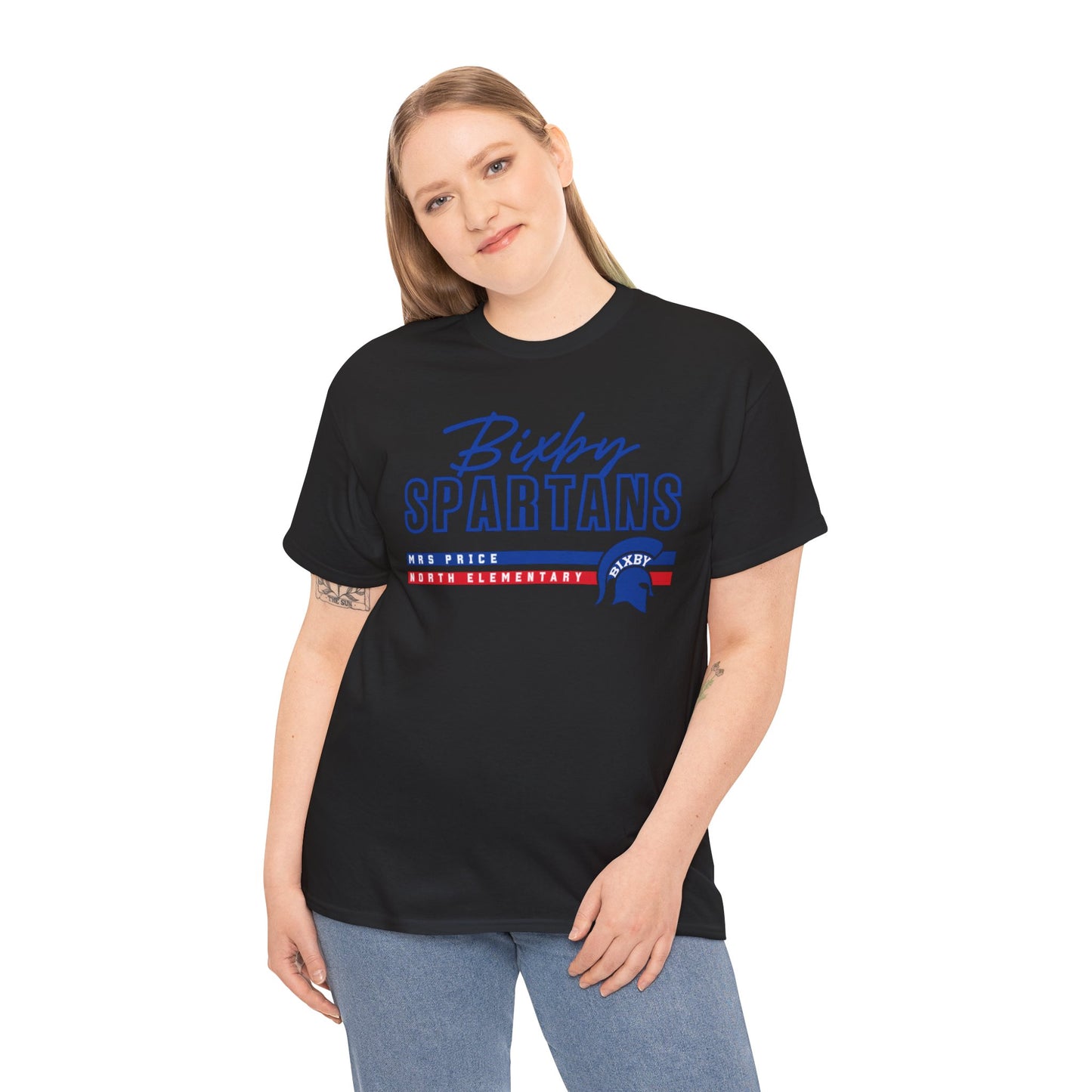 Bixby Spartans Personalized Educator Tee