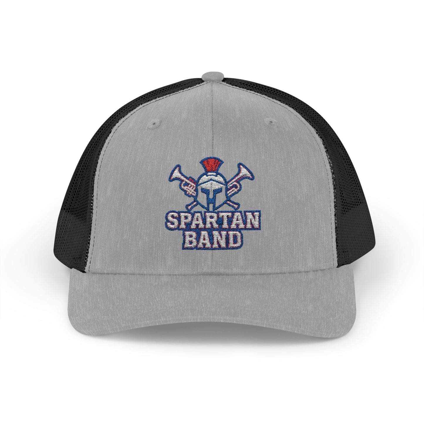 Spartan Band Embroidered Trucker Snapback