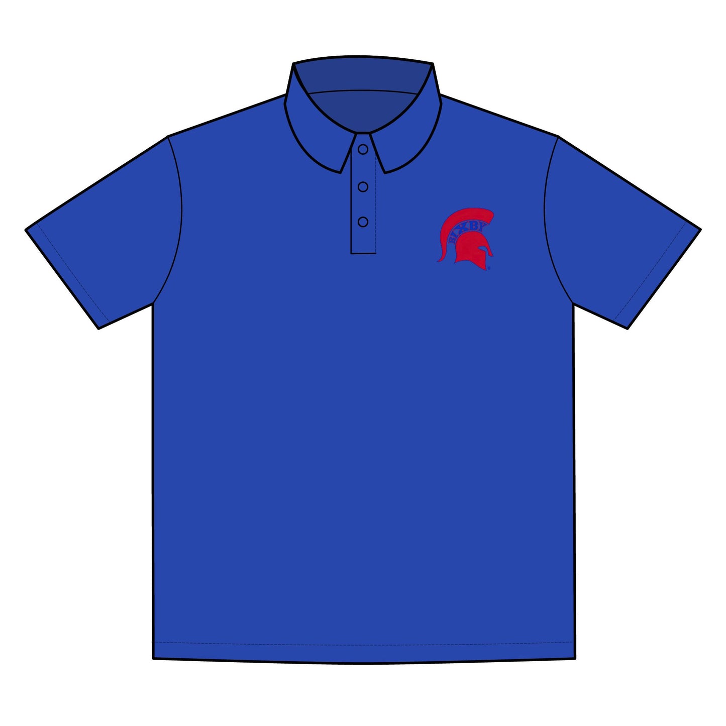 Spartan Red Logo PosiCharge Sport-Tek Polo