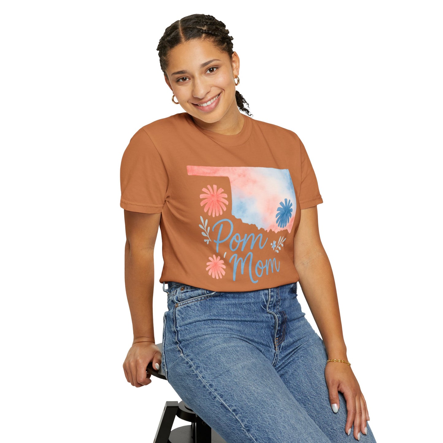 Pom Mom Bixby OK Watercolor Comfort Colors Tee