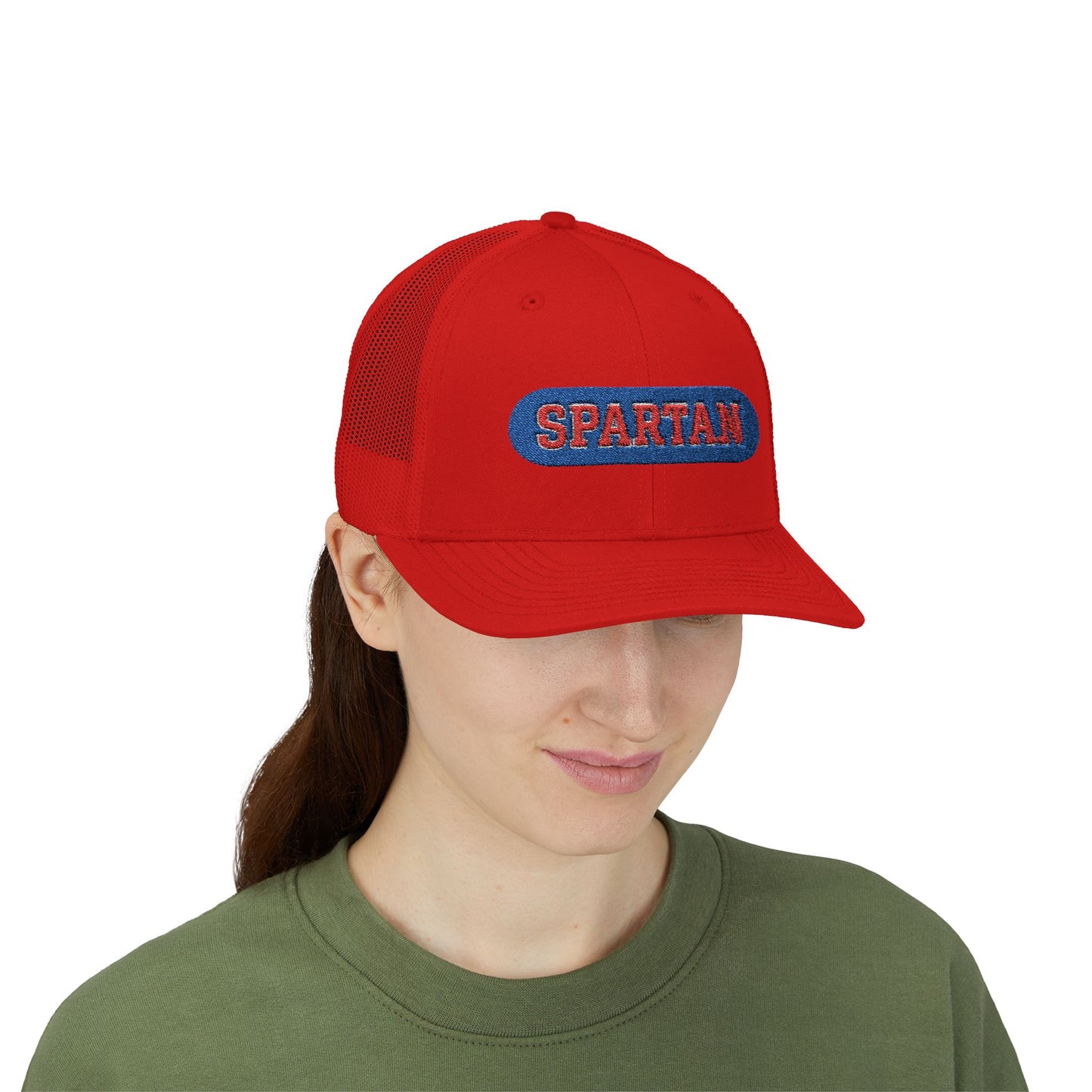 Spartan Bold Embroidered Trucker Snapback