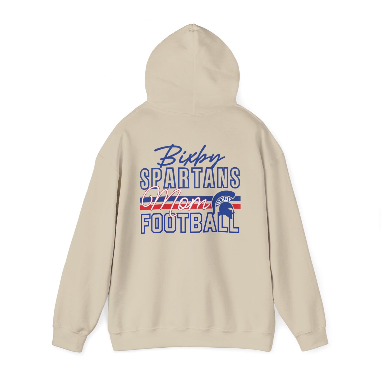 Bixby Spartans Football Mom Gildan Hoodie