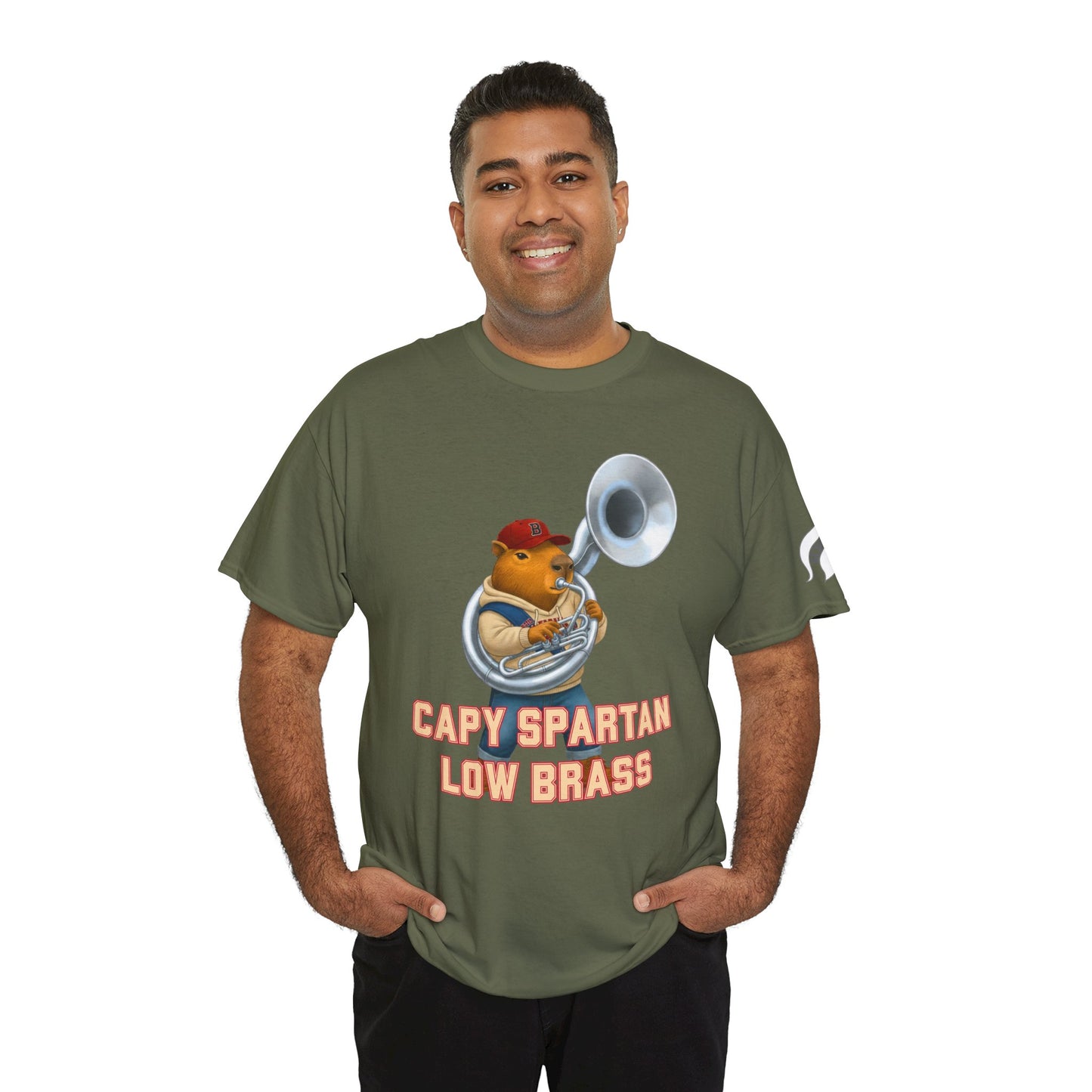 Capy Spartan Low Brass Gildan Tee
