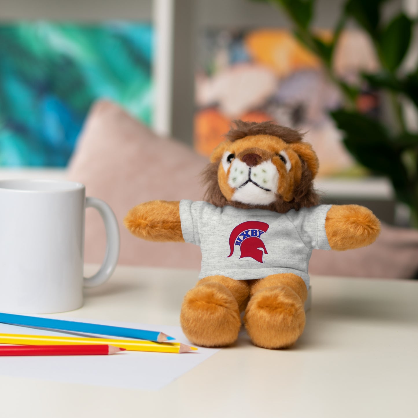 Spartan Stuffed Animal Logo