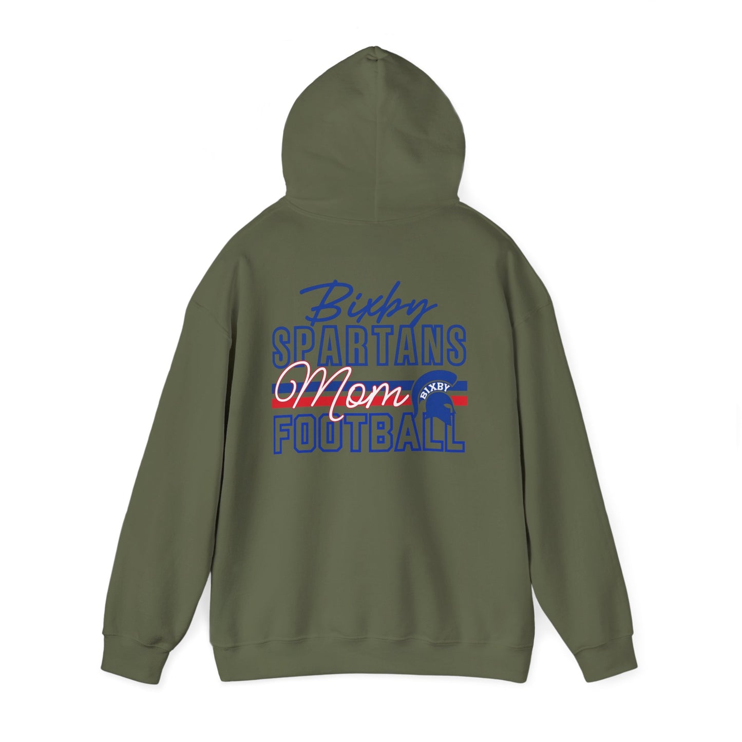 Bixby Spartans Football Mom Gildan Hoodie