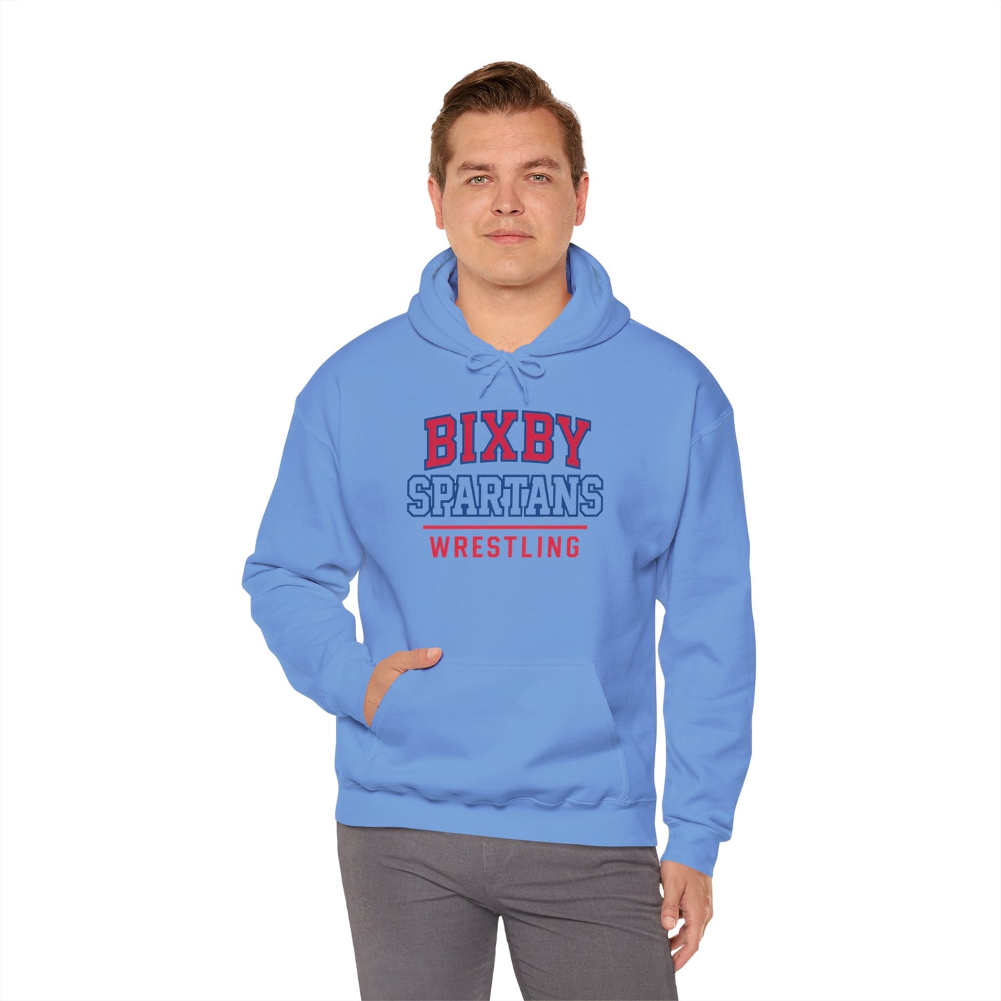 Bixby Spartan Wrestling Gildan Hoodie