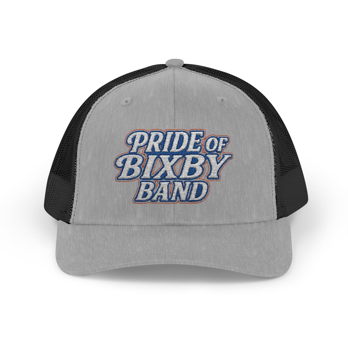 Pride of Bixby Band Embroidered Trucker Snapback