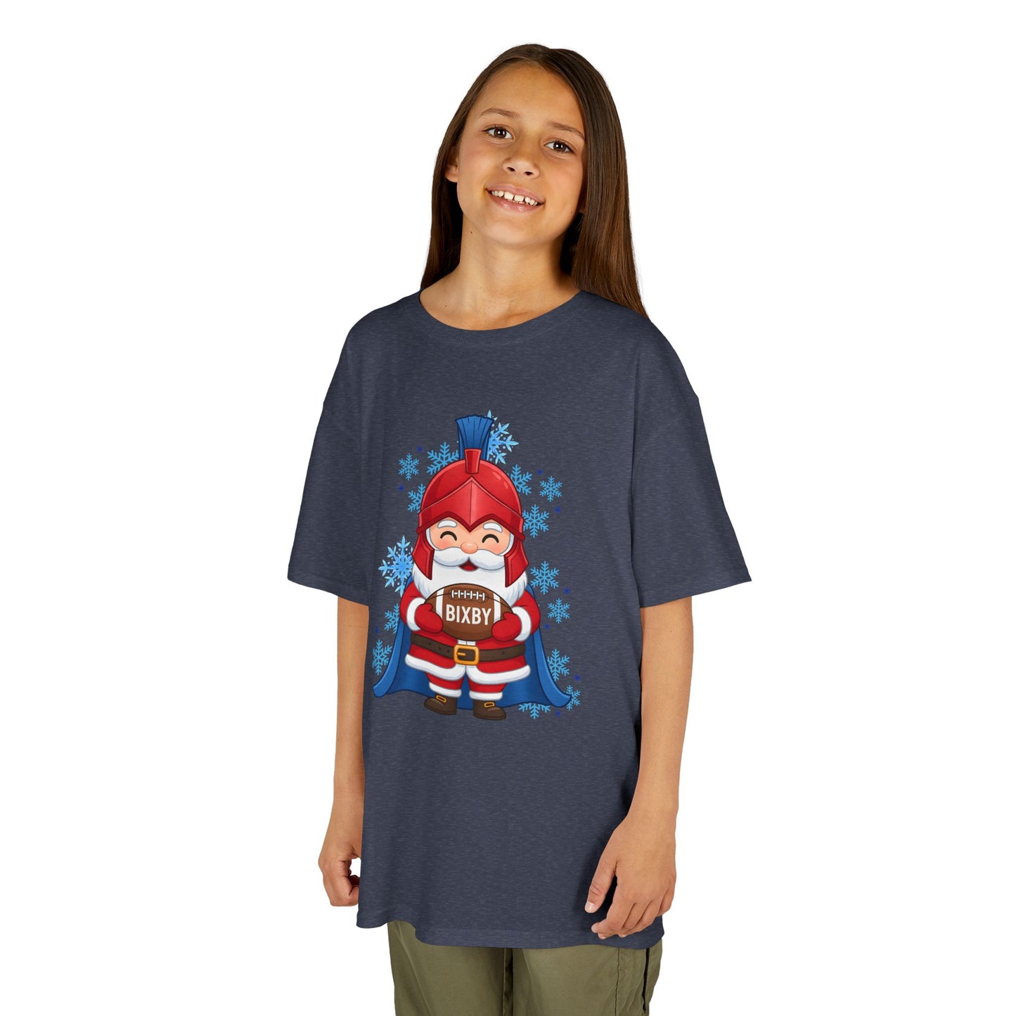 Spartan Football Santa Youth Gildan Tee