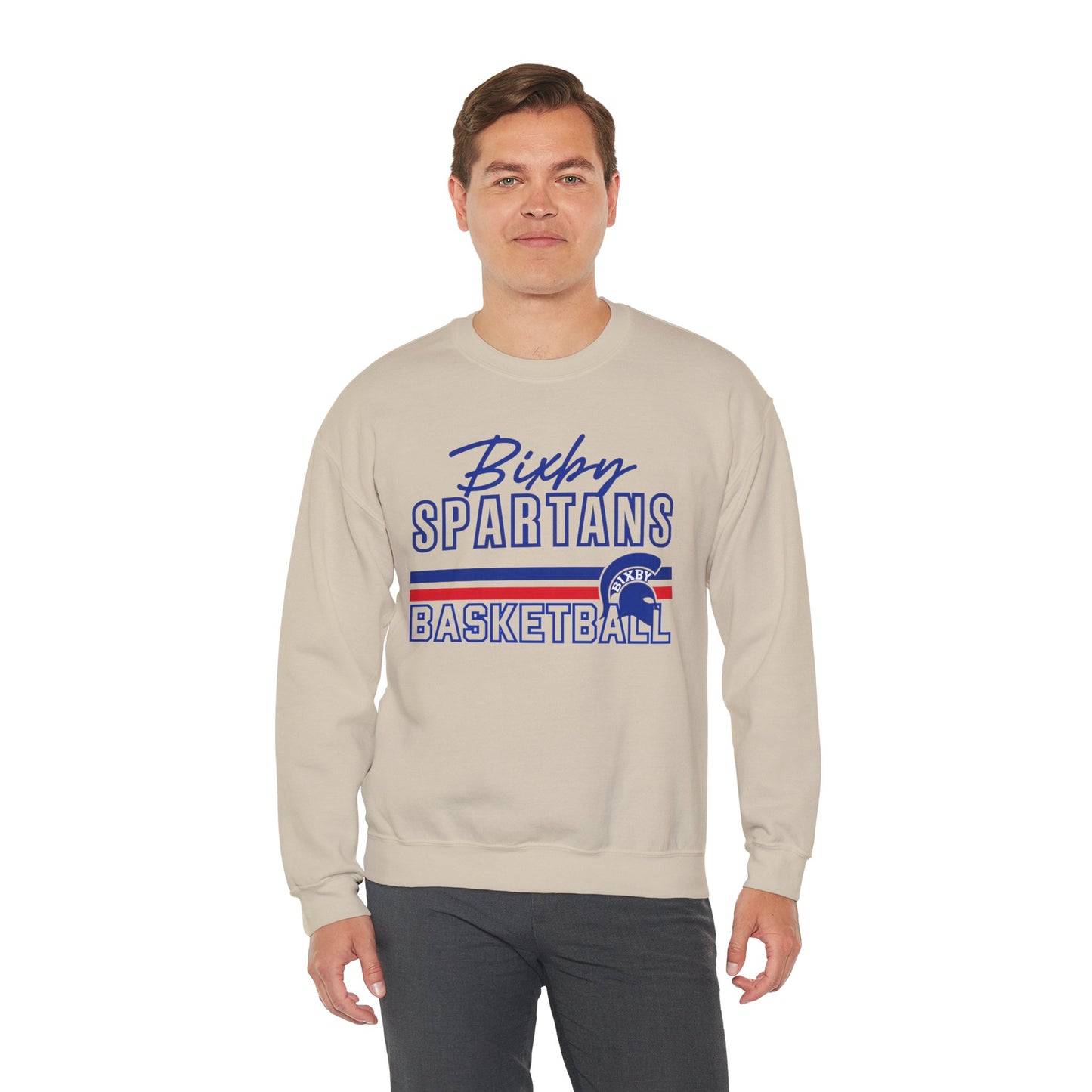 Bixby Spartans Basketball Gildan Sweatshirt