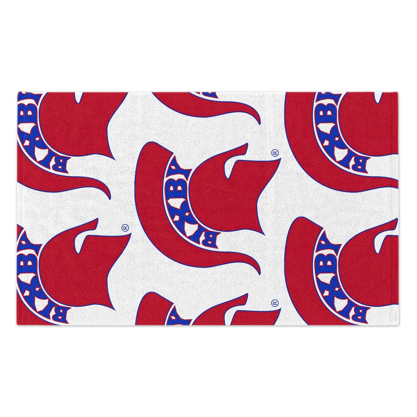 Red Spartan Logo Rally Towel
