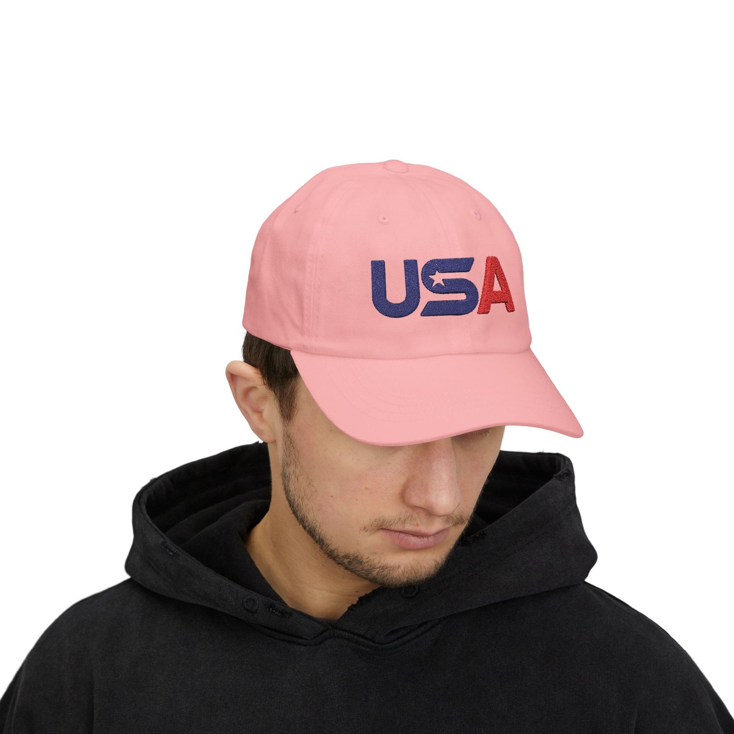Patriotic USA Embroidered Classic Ballcap