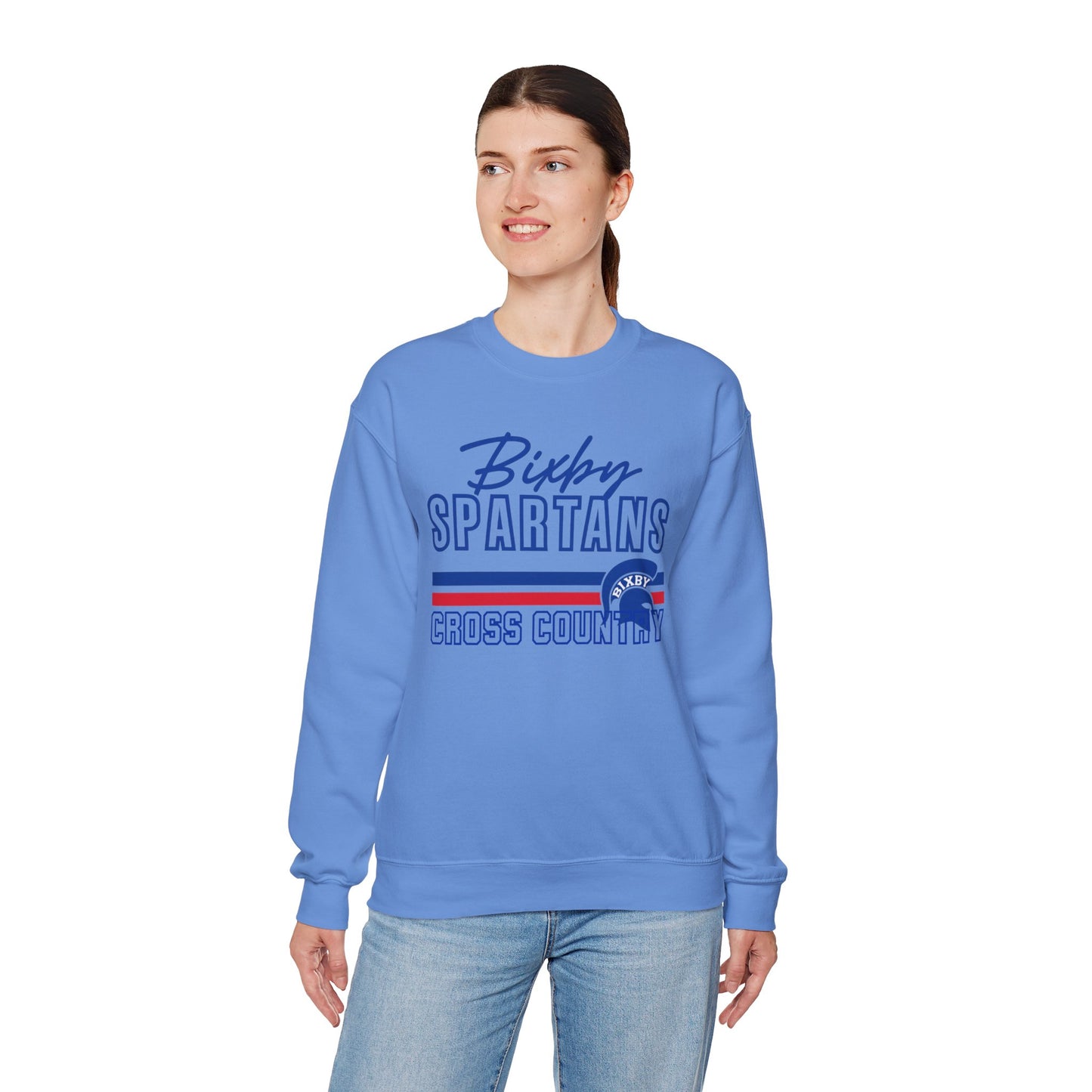 Bixby Spartans Cross Country Gildan Sweatshirt