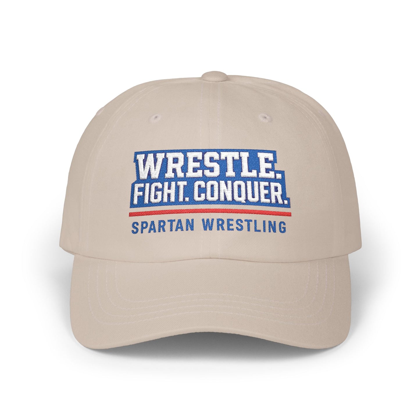 Spartan Wrestle. Fight. Conquer Classic Ballcap