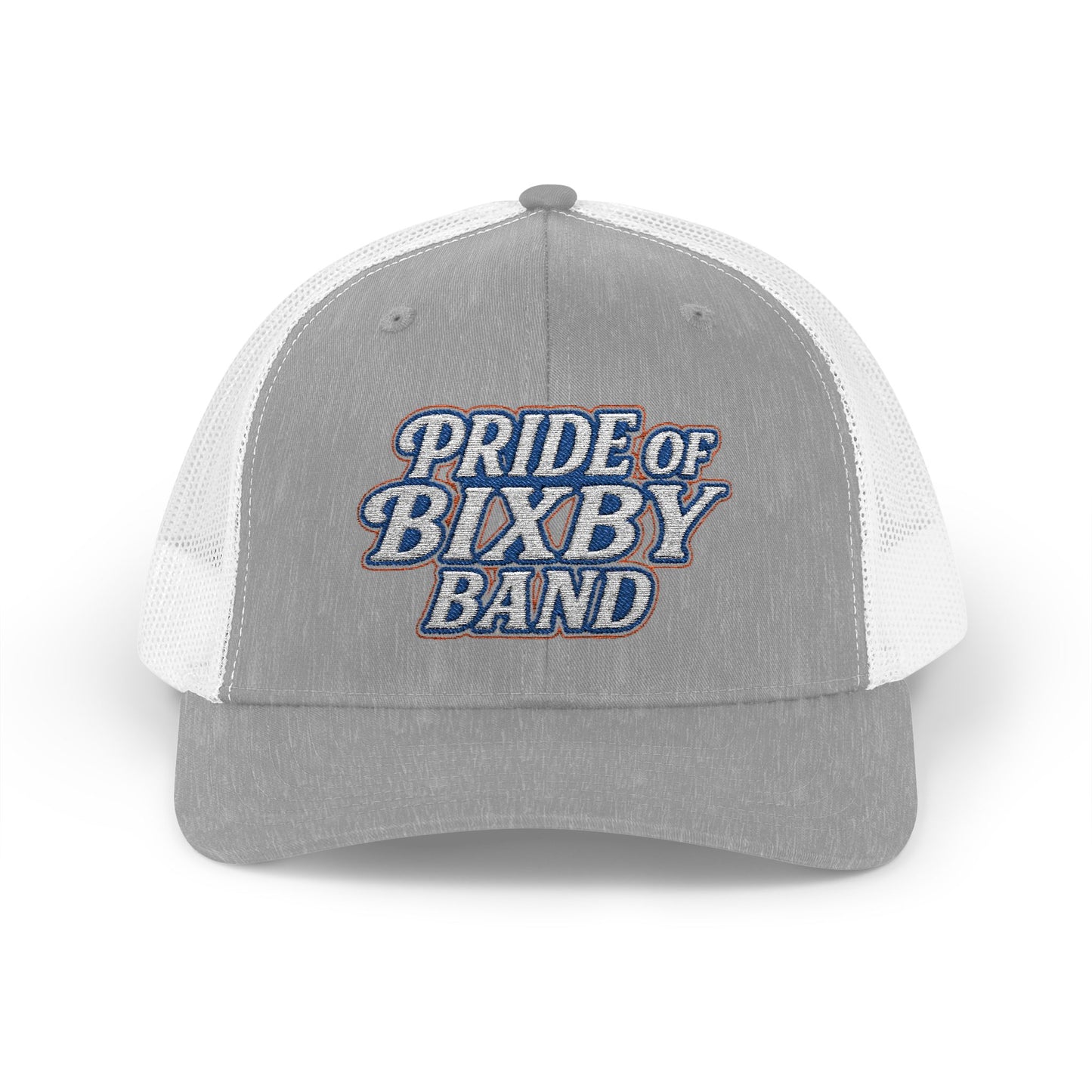 Pride of Bixby Band Embroidered Trucker Snapback