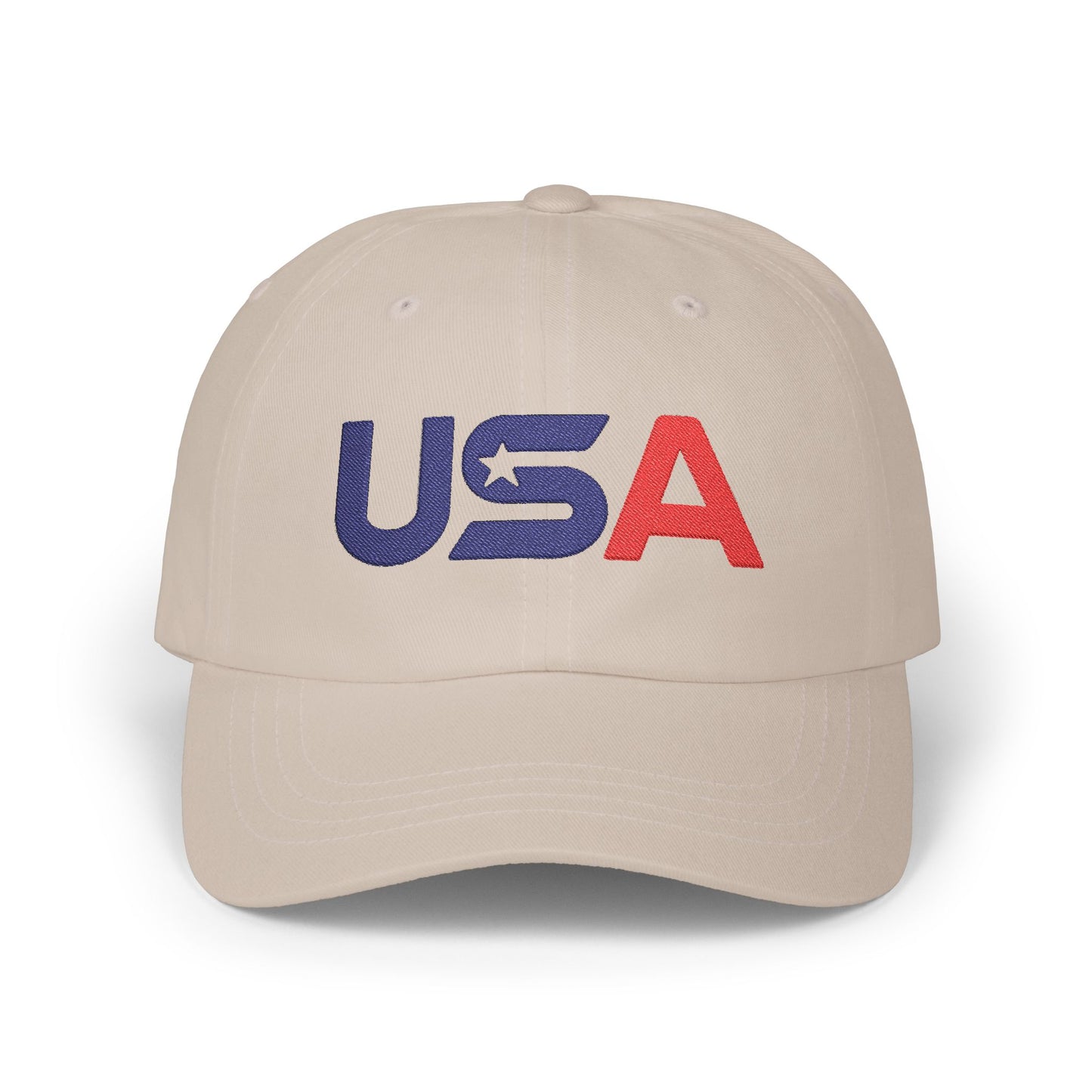 Patriotic USA Embroidered Classic Ballcap