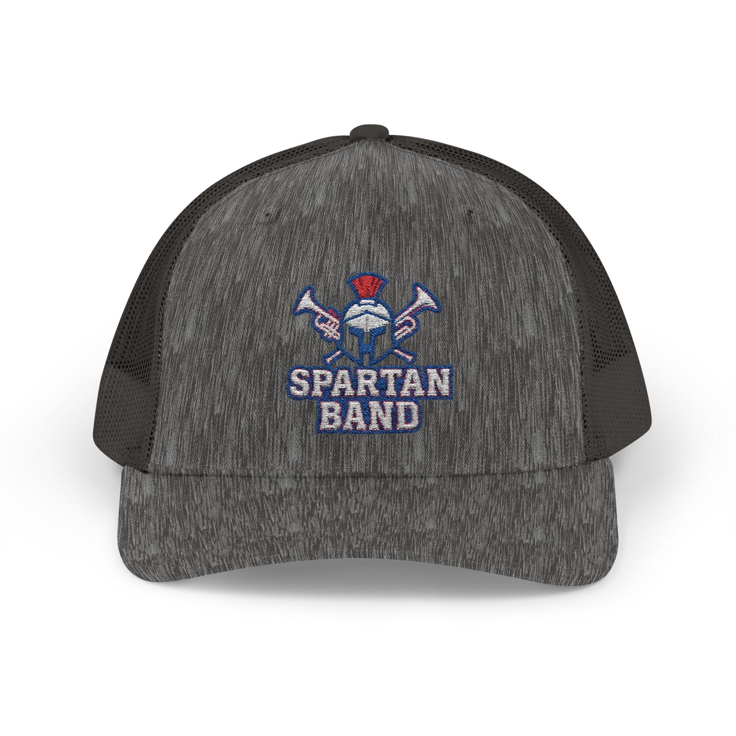 Spartan Band Embroidered Trucker Snapback