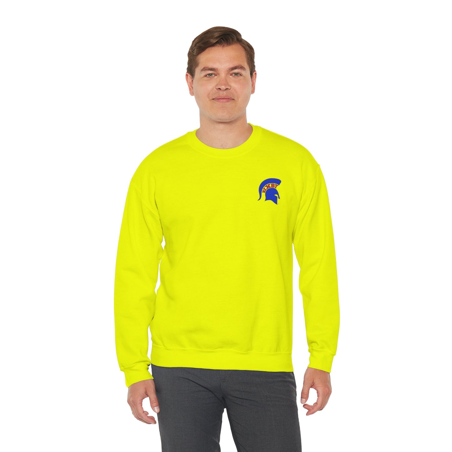 Spartan Blue Logo Gildan Sweatshirt