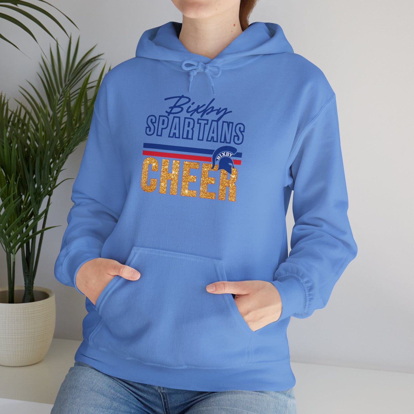 Bixby Spartans Cheer Gildan Hoodie