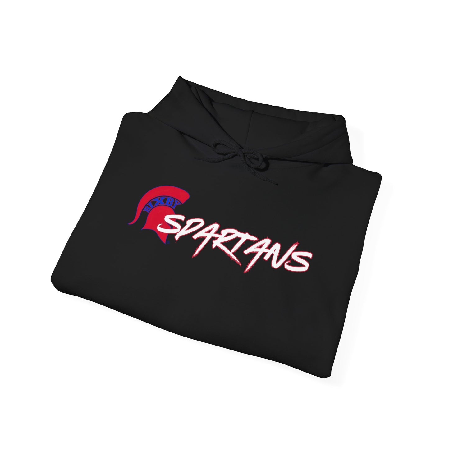 Spartans Red Logo Gildan Hoodie