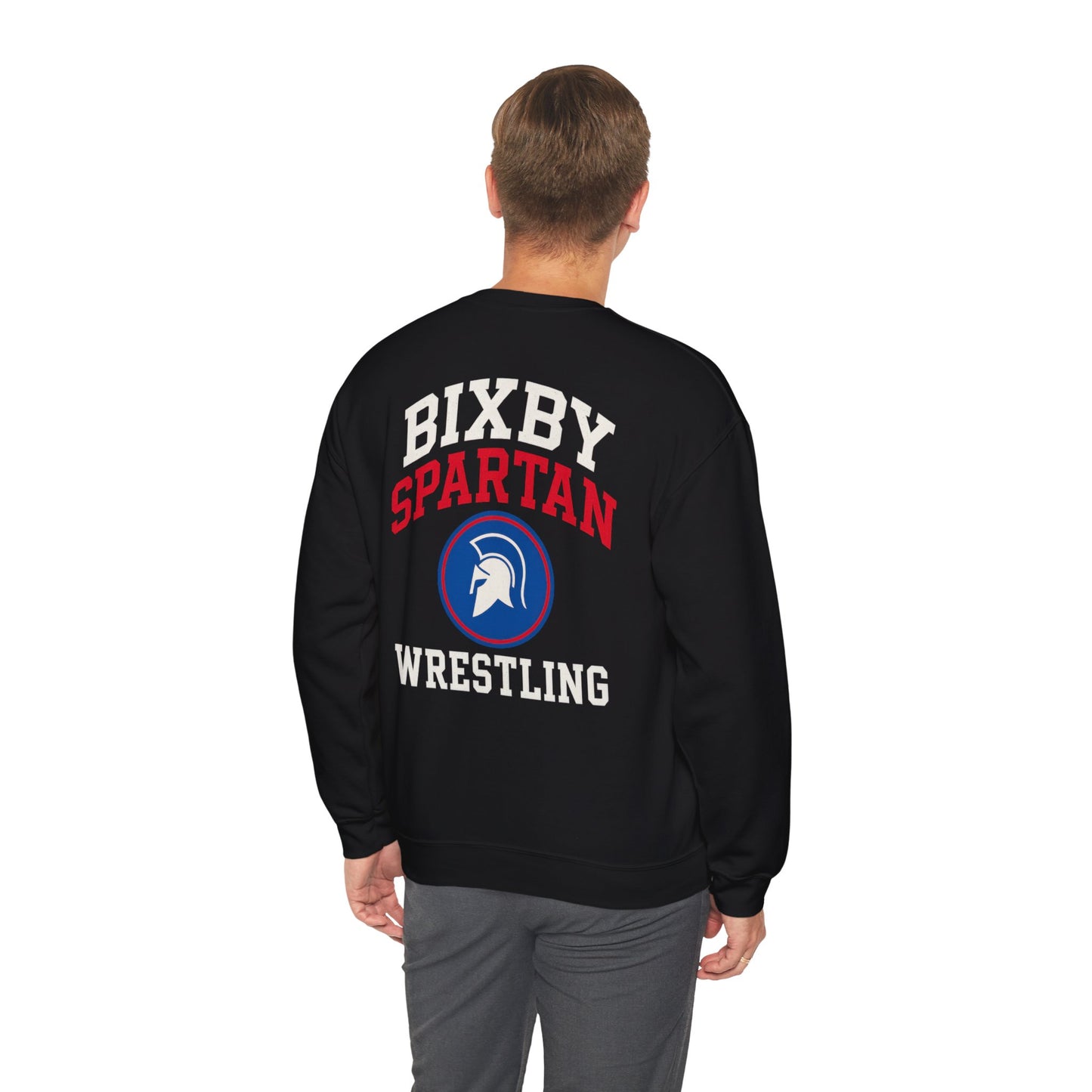 Bixby Spartan Wrestling Gildan Sweatshirt