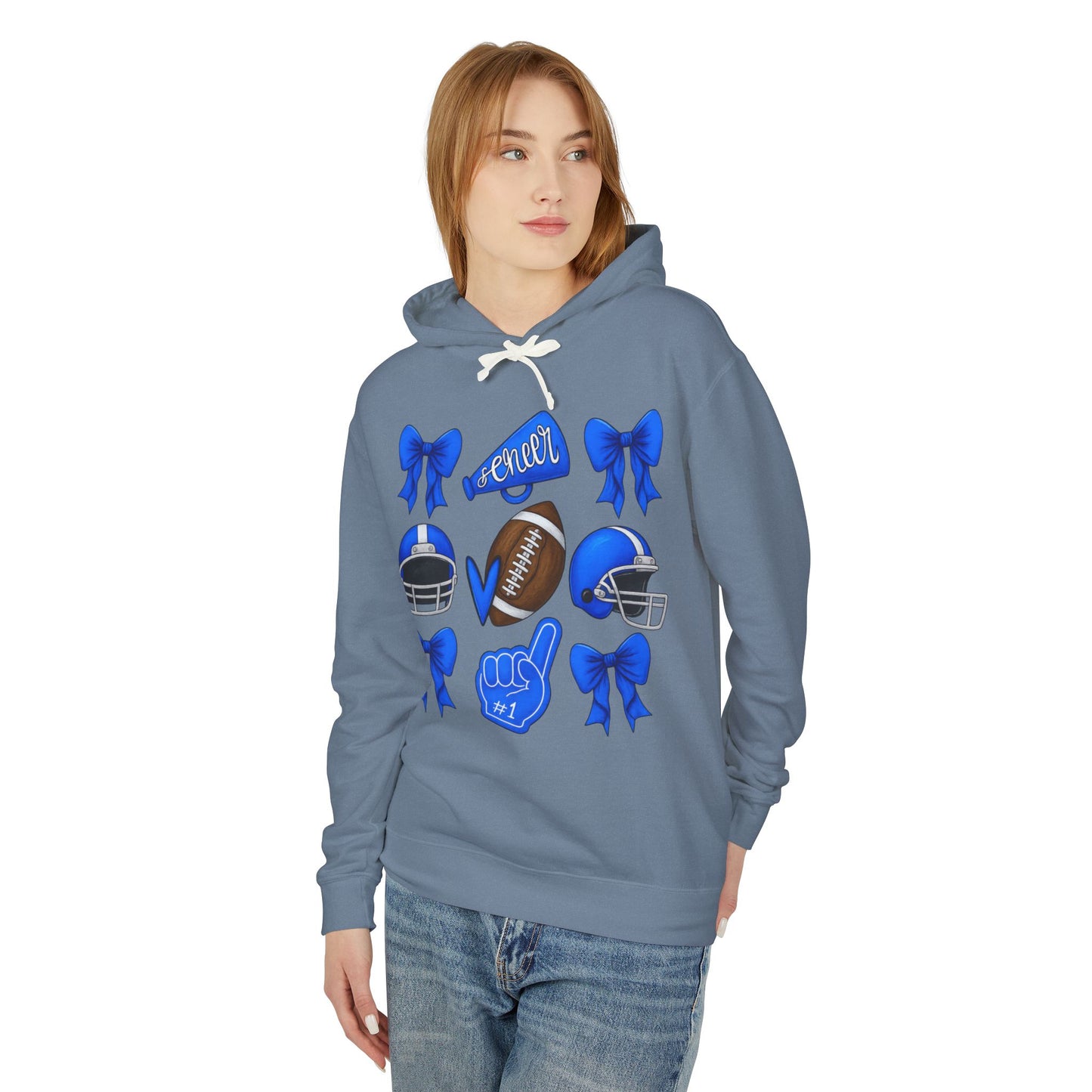 Bixby Spartan Cheer & Football Comfort Colors Hoodie