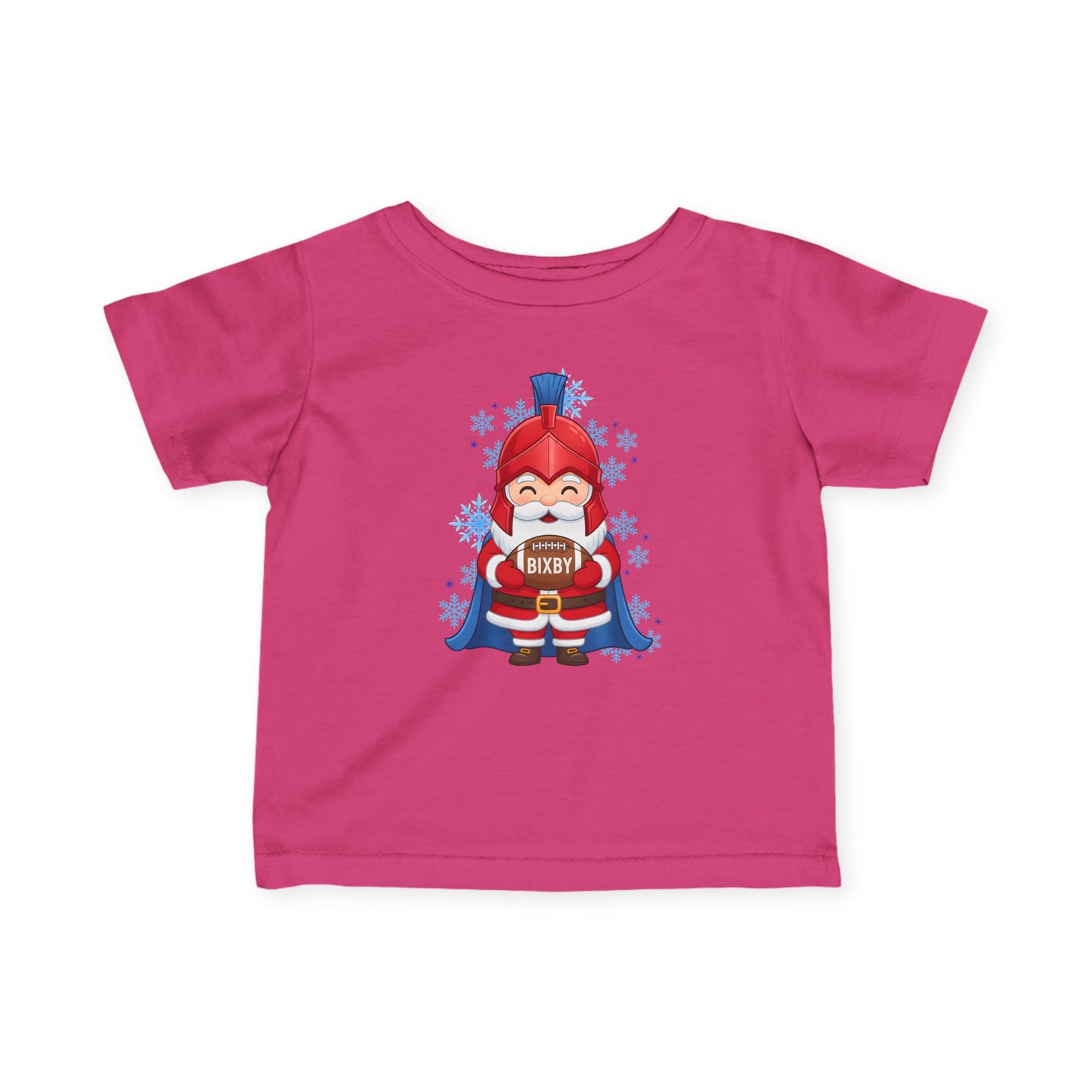 Spartan Football Santa Infant Rabbit Skins Tee