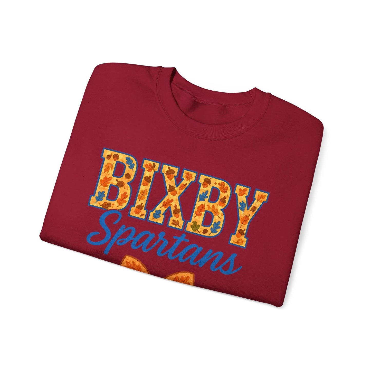 Bixby Spartans Fall Vibes Gildan Sweatshirt