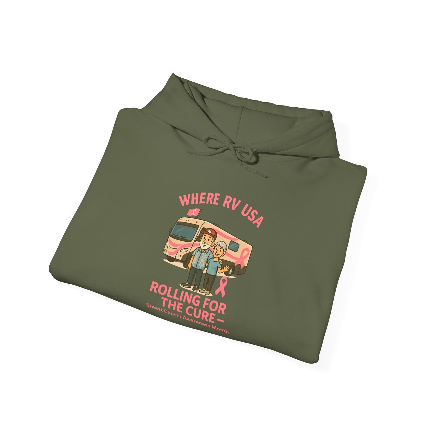 Where RV USA Breast Cancer Awareness Gildan Hoodie