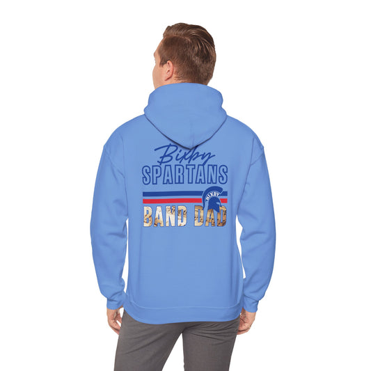 Bixby Spartans Band Dad Gildan Hoodie