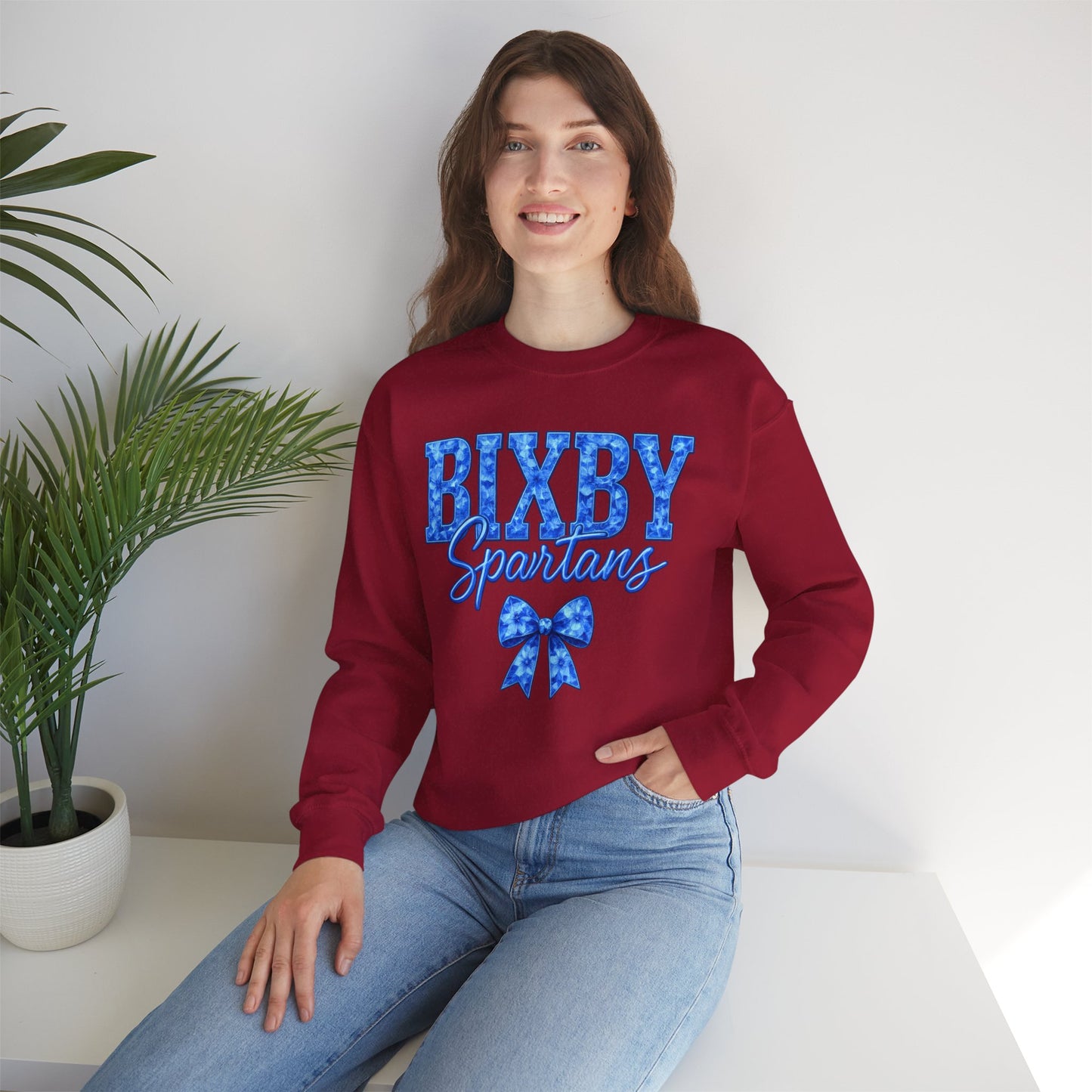 Bixby Spartans Chilled Vibes Gildan Sweatshirt
