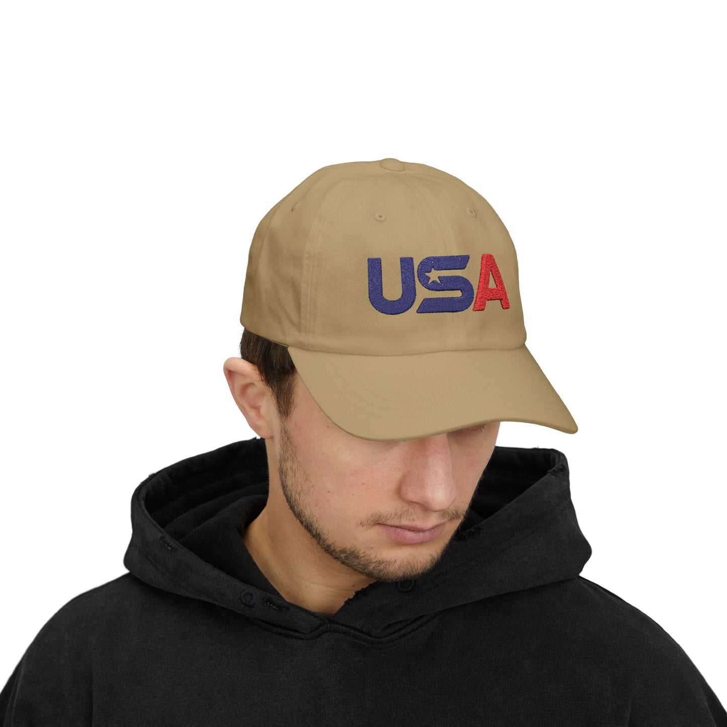 Patriotic USA Embroidered Classic Ballcap