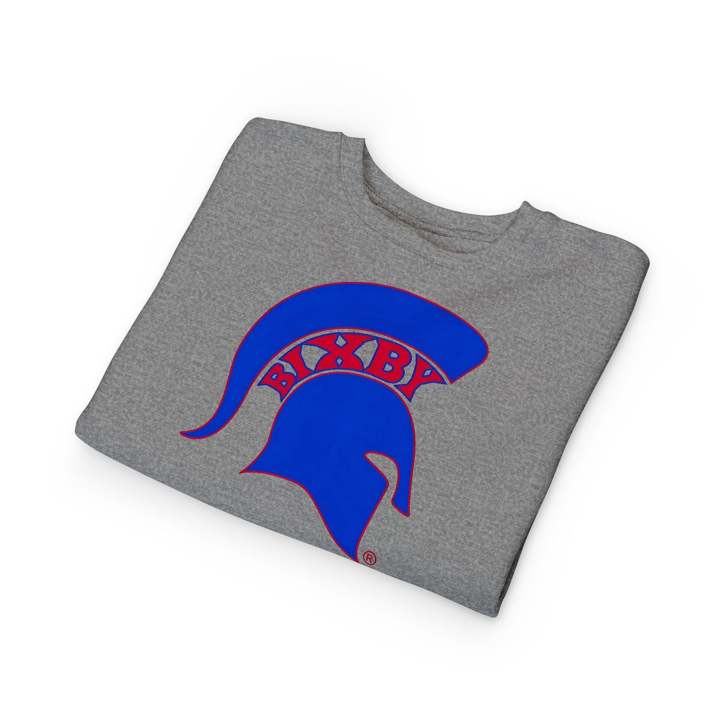 Bixby Spartan Blue Logo Toddler Rabbit Skins Sweatshirt