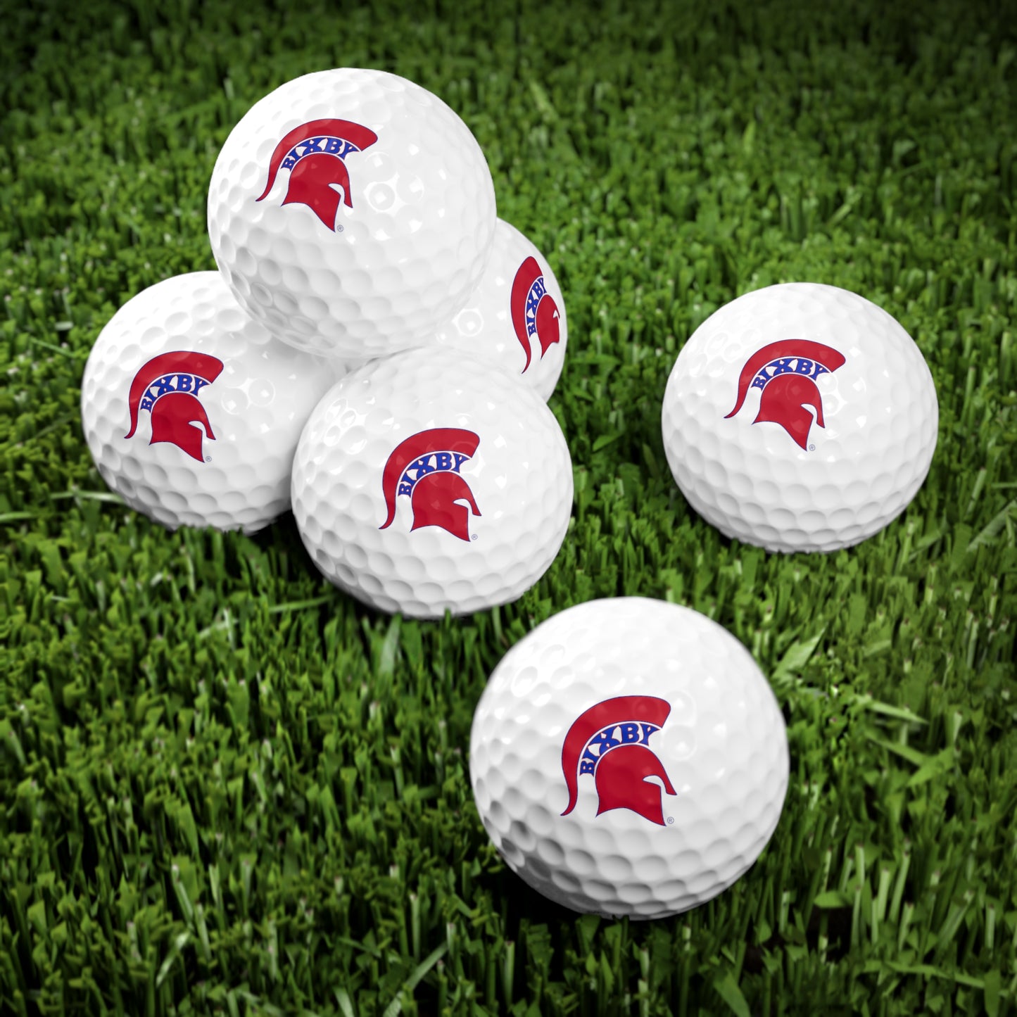 Spartan Red Logo Golf Ball 6-Pack