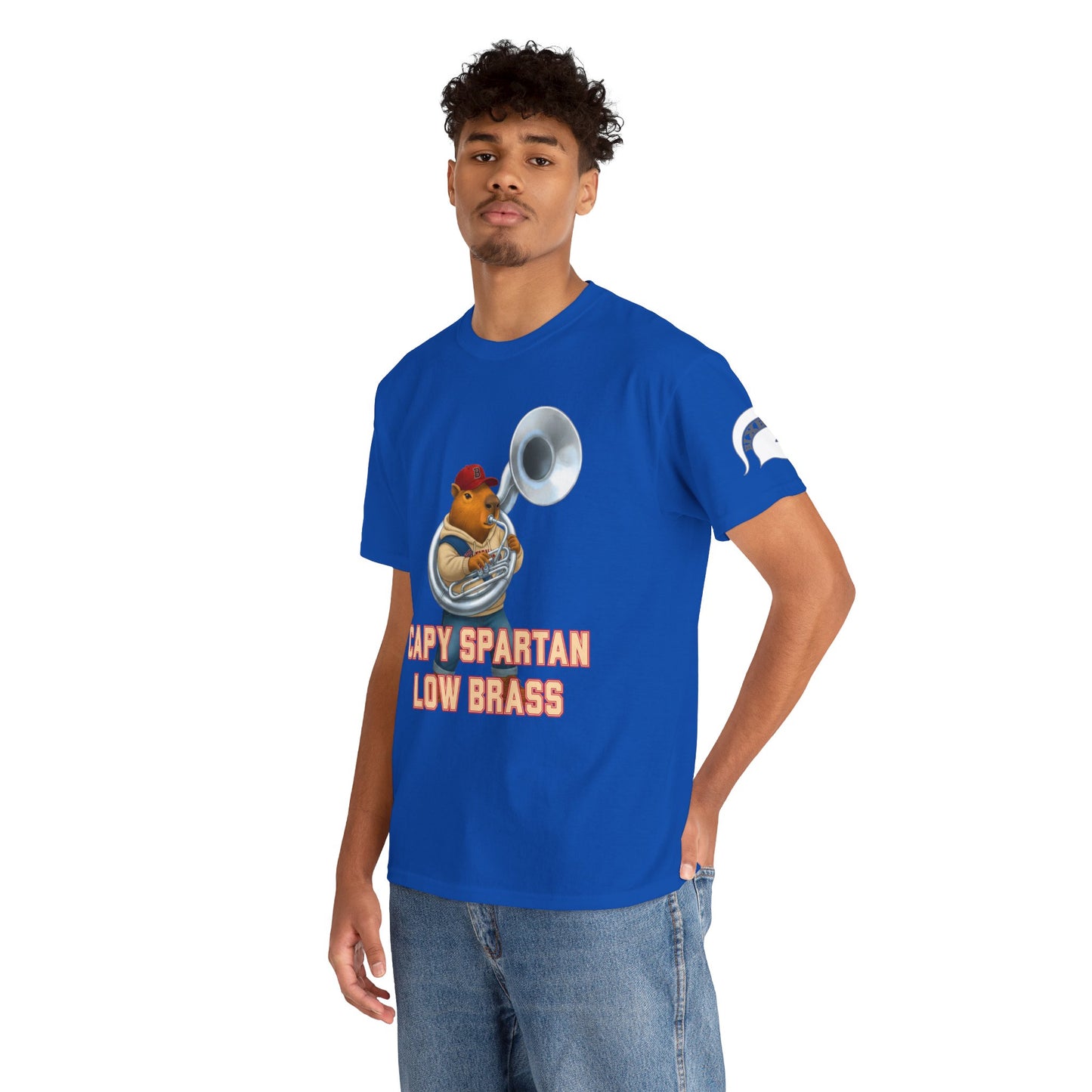 Capy Spartan Low Brass Gildan Tee