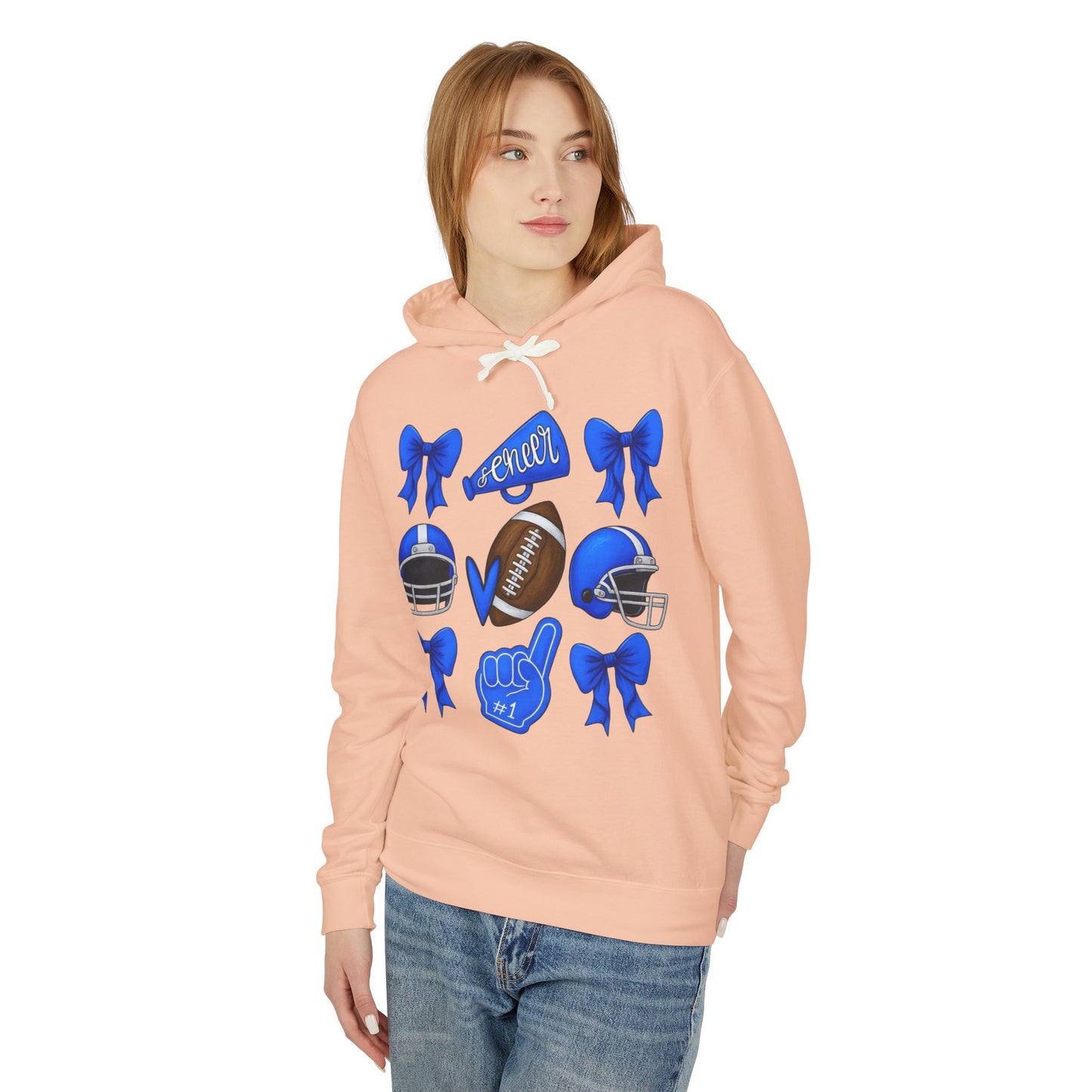 Bixby Spartan Cheer & Football Comfort Colors Hoodie