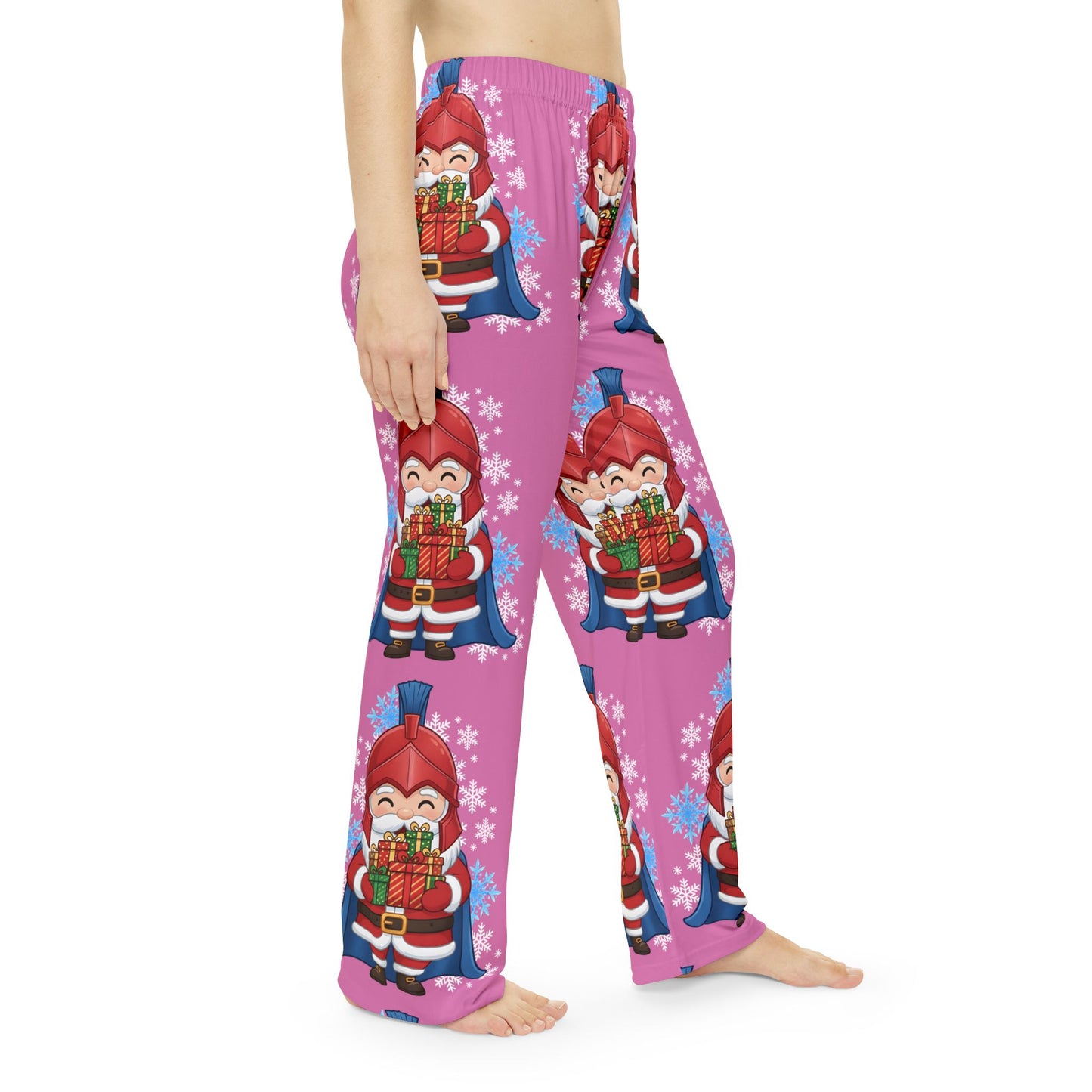 Spartan Santa Women's Pink Pajama Bottoms