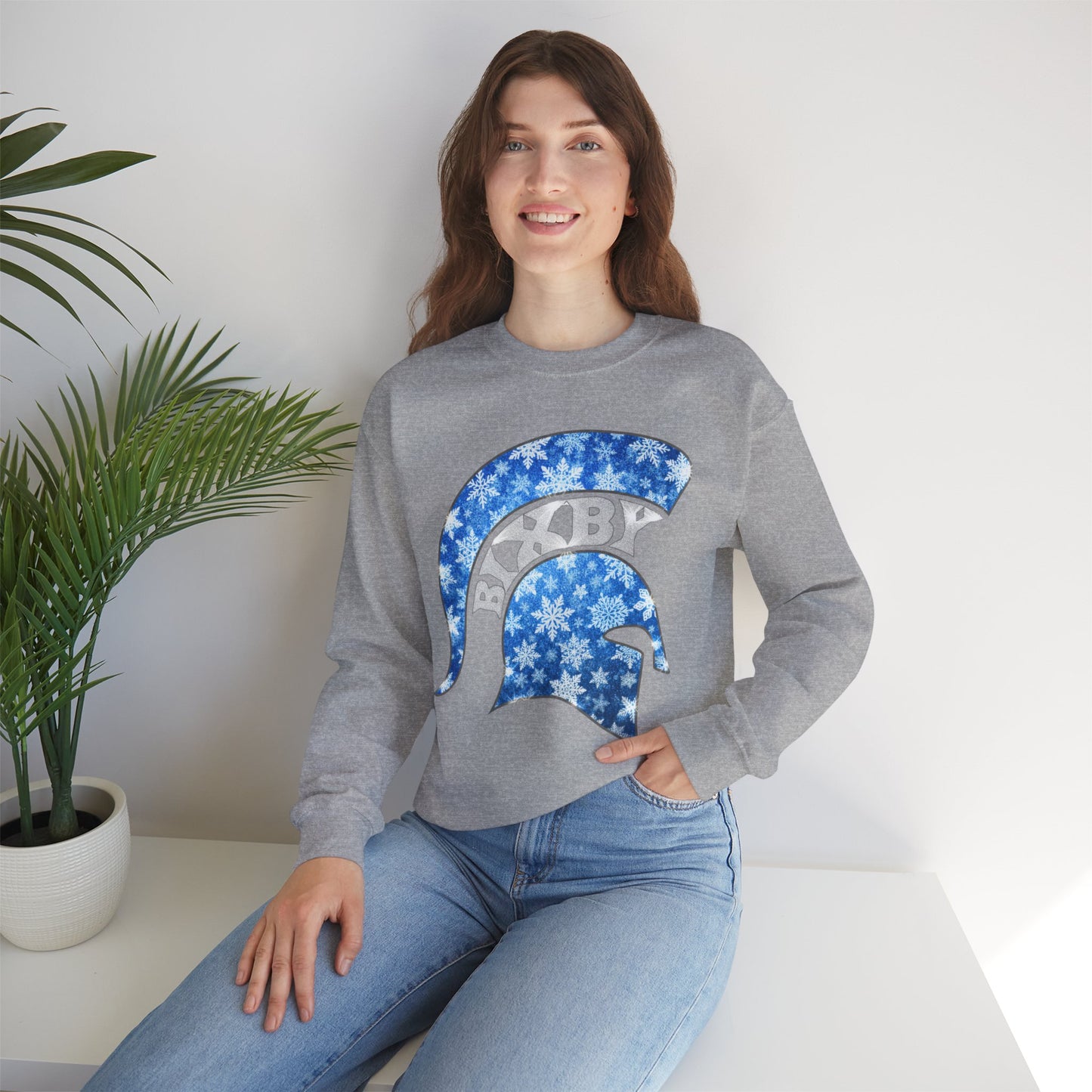 Bixby Spartan Winterfrost Gildan Sweatshirt