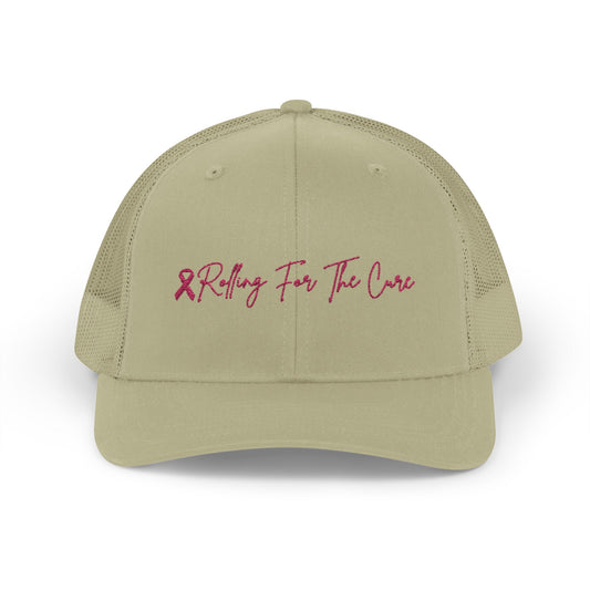 Where RV USA Breast Cancer Awareness Embroidered Trucker Snapback